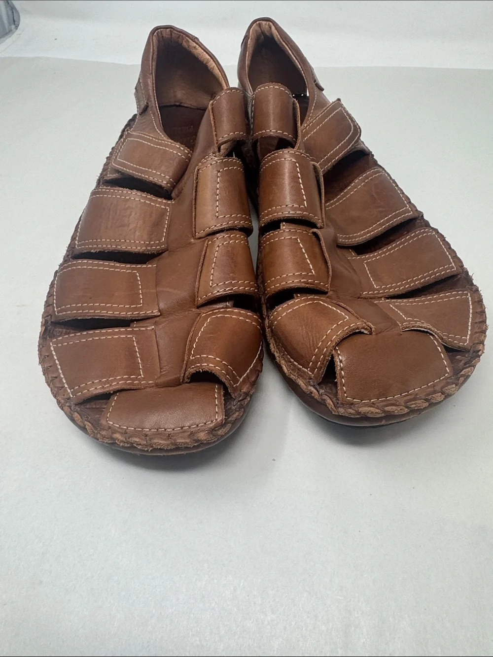 PIKOLINOS MEN'S SIZE 45 EQUALS 11 - 11.5 LEATHER SANDALS TARIFA